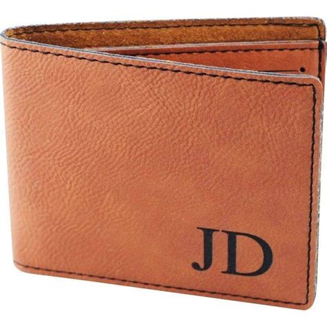 monogram leather wallet men's